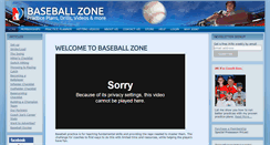 Desktop Screenshot of baseballzone.com